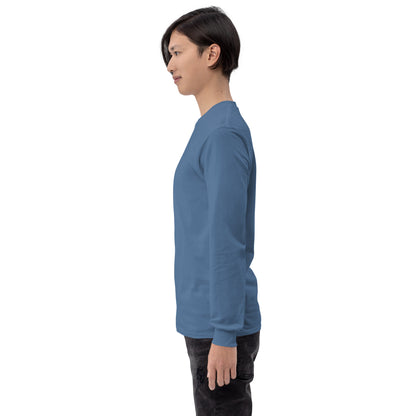 Image 45 of Irish Green Twin Signal Men's Long Sleeve Shirt - Left Placement, size 2XL, with Gemini artwork visible in left-side angle.