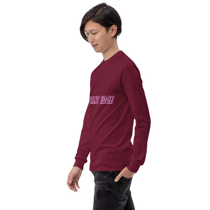Noir Edge Men's Long Sleeve Shirt - Left Placement product image 40 in Military Green, size M, with front view, left-side angle and left placement.