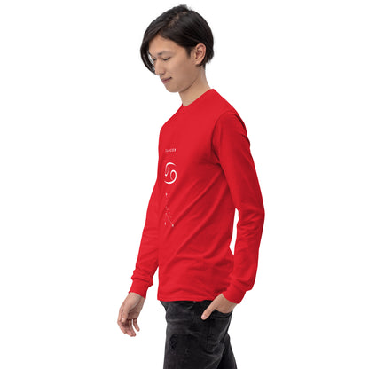 Moonhaven Long Sleeve Shirt image 28: Royal version, size L with front view, left-side angle of the Cancer range.