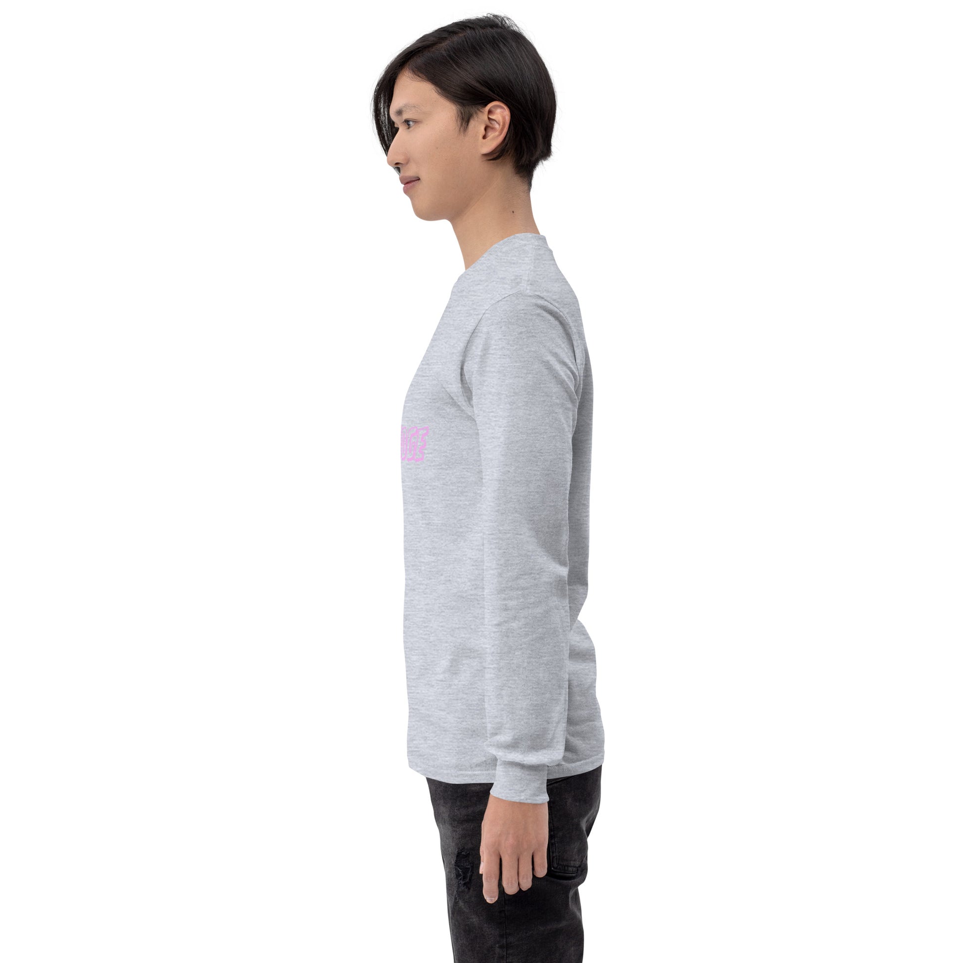 Noir Edge Men's Long Sleeve Shirt - Left Placement product image 75 in Sand, size XL, with left-side angle and left placement.