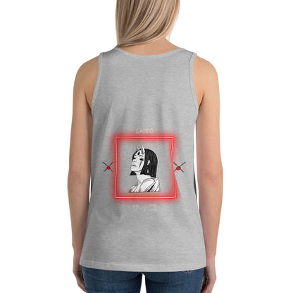 Saiko Men's Tank Top - Left Placement 31 image 4: Black version, size L with back view of the Saiko range.