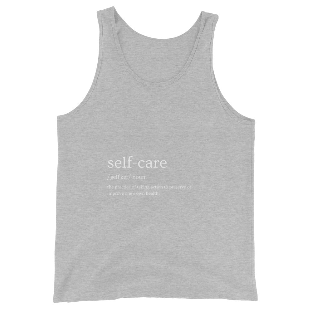 Self Ritual Men's Tank Top - Left Placement product image 6 in Black, size 2XL, with front view and left placement.