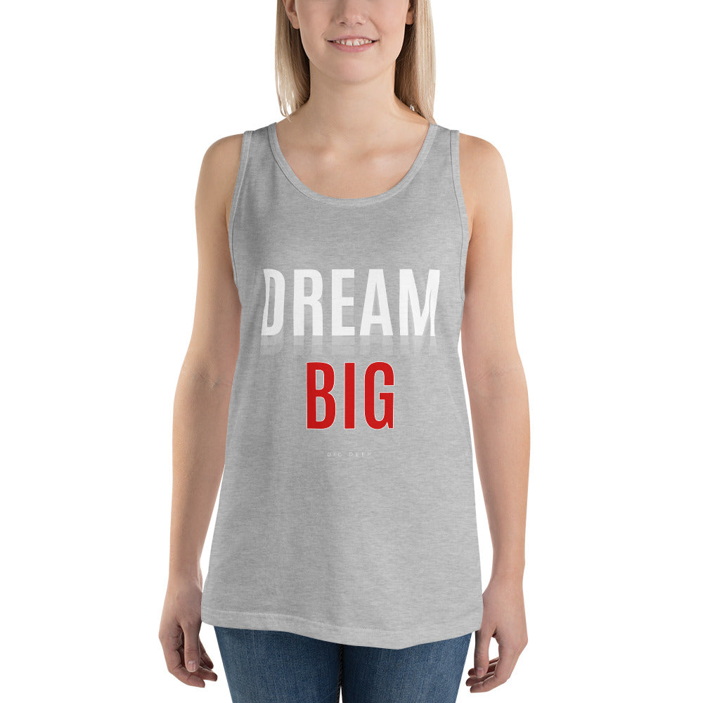 Skyline Dream Men's Tank Top - Left Placement product image 3 in Black, size M, with front view and left placement.