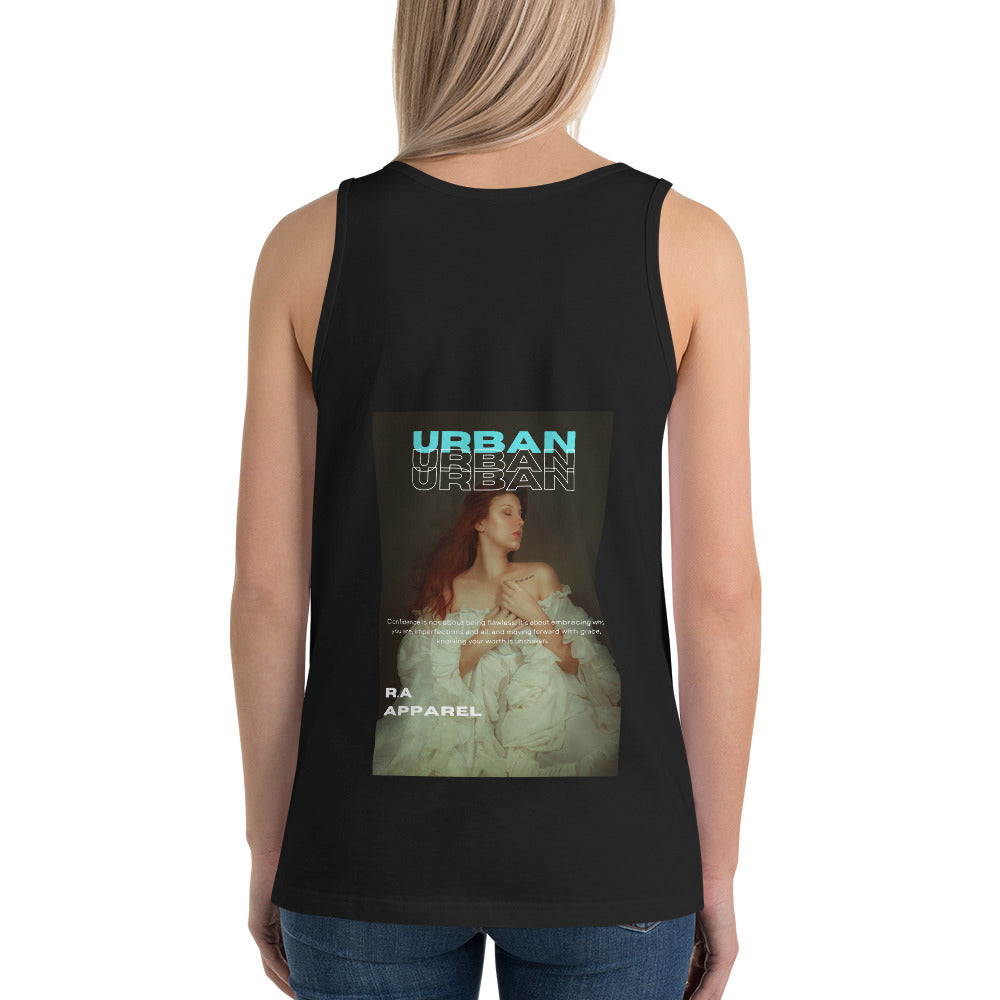 Urban Men's Tank Top - Left Placement 27 image 2: Black version, size S with back view of the Urban range.