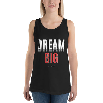 Skyline Dream Men's Tank Top - Left Placement by R.A. Apparel, image 1, front view, Black, size XS, left placement.