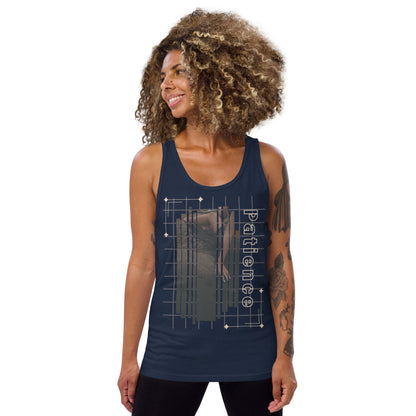 Stillwater Men's Tank Top - Left Placement product image 7 in Navy, size XS, with front view and left placement.