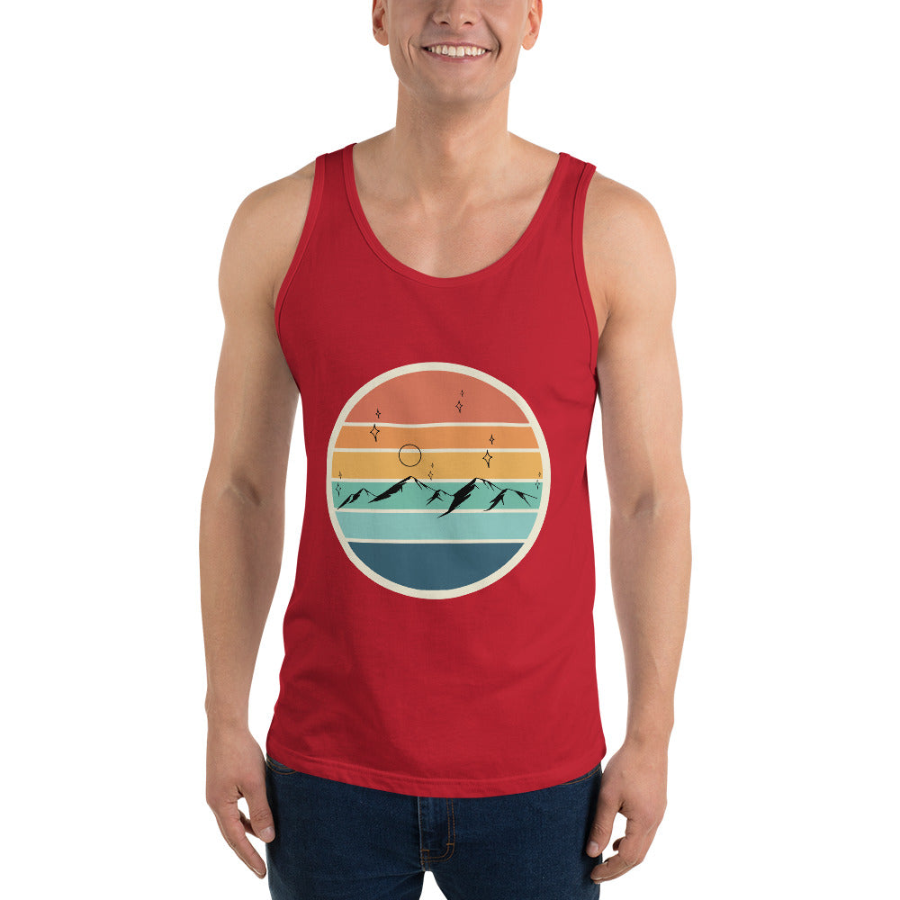 Summitline Men's Tank Top - Left Placement product image 9 in Navy, size M, with front view and left placement.