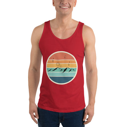 Summitline Men's Tank Top - Left Placement product image 9 in Navy, size M, with front view and left placement.