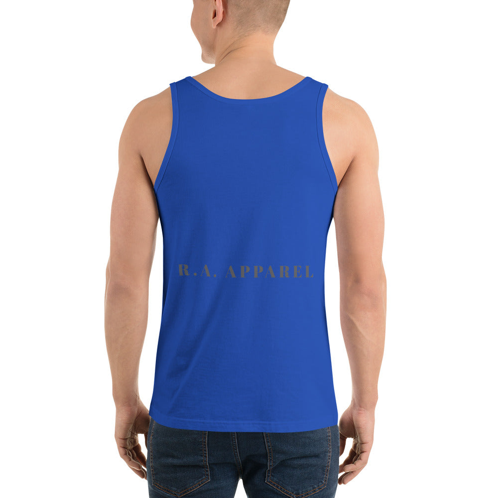 Zenline Men's Tank Top - Left Placement product image 6 in Black, size 2XL, with back view and left placement.
