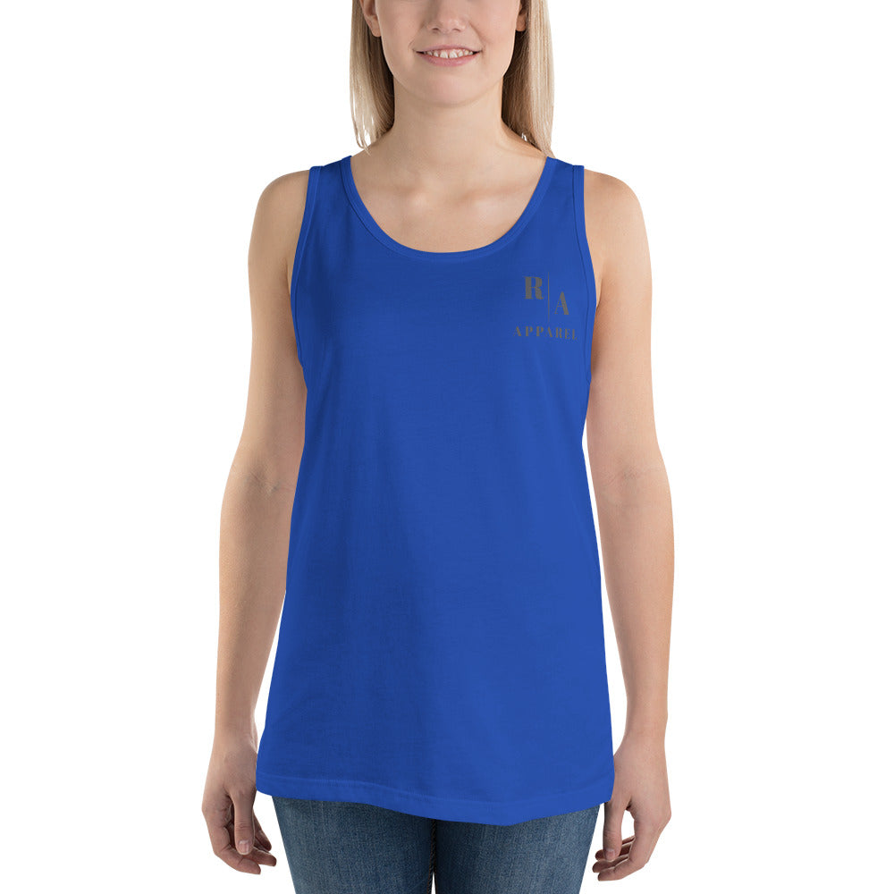 Urban Men's Tank Top - Left Placement 27 image 5 in Black, size XL, showing front view for the Urban design.