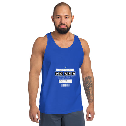 Impact Form Men's Tank Top - Left Placement product image 5 in Black, size XL, with front view and left placement.
