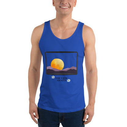 Avenor Tank Top product image 7 in Navy, size M, with front view and design placement.