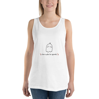 Cute Haunt Men's Tank Top - Left Placement product image 11 in Navy, size XL, with front view and left placement.