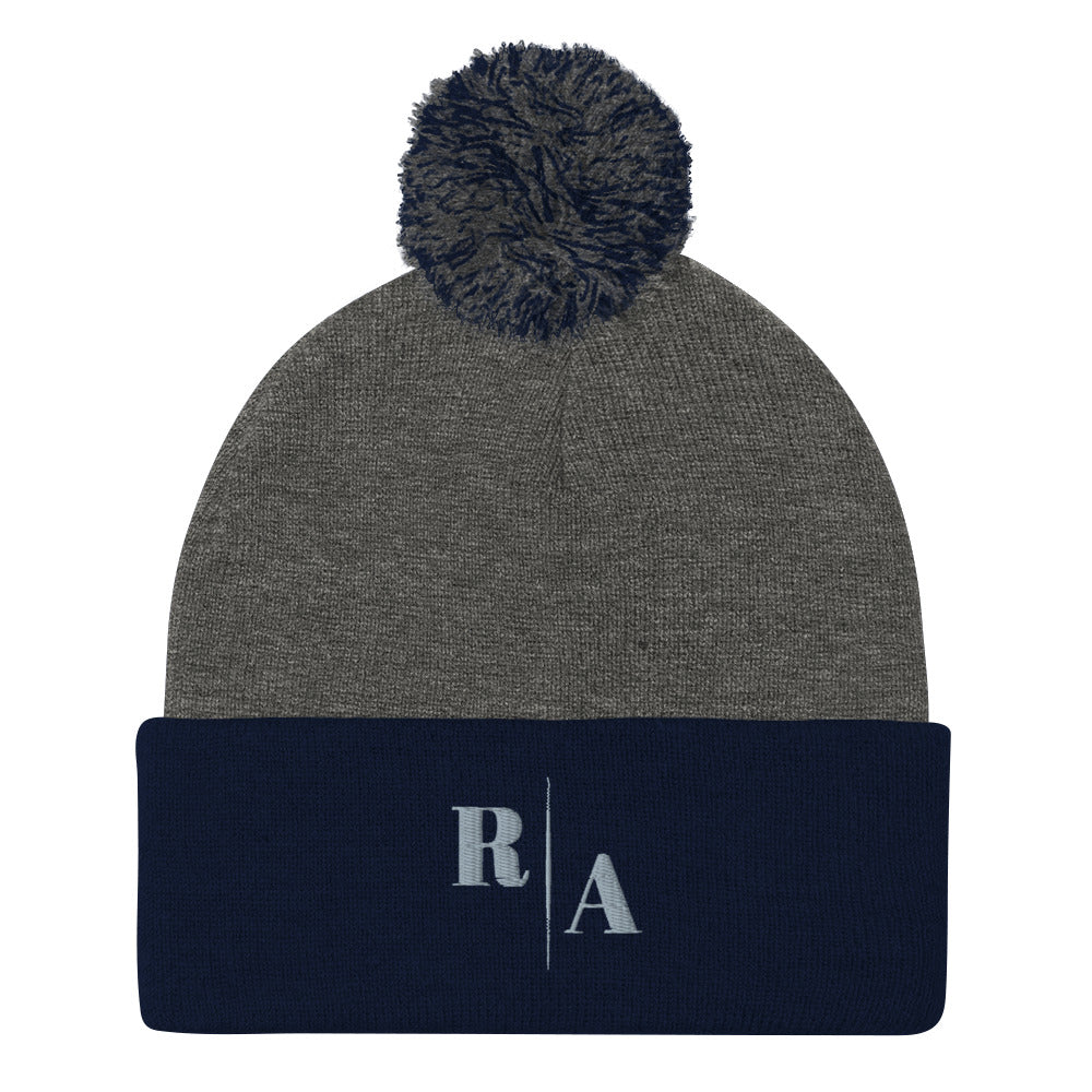 Timeless Cap - Left Placement product image 7 in Dark Heather Grey/ Black, with front view and left placement.