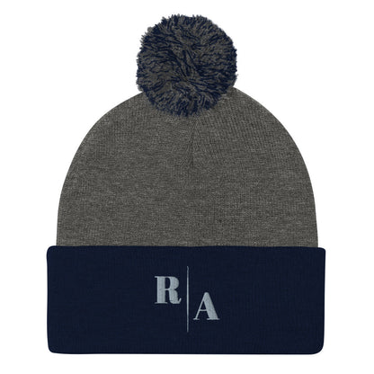 Timeless Cap - Left Placement product image 7 in Dark Heather Grey/ Black, with front view and left placement.