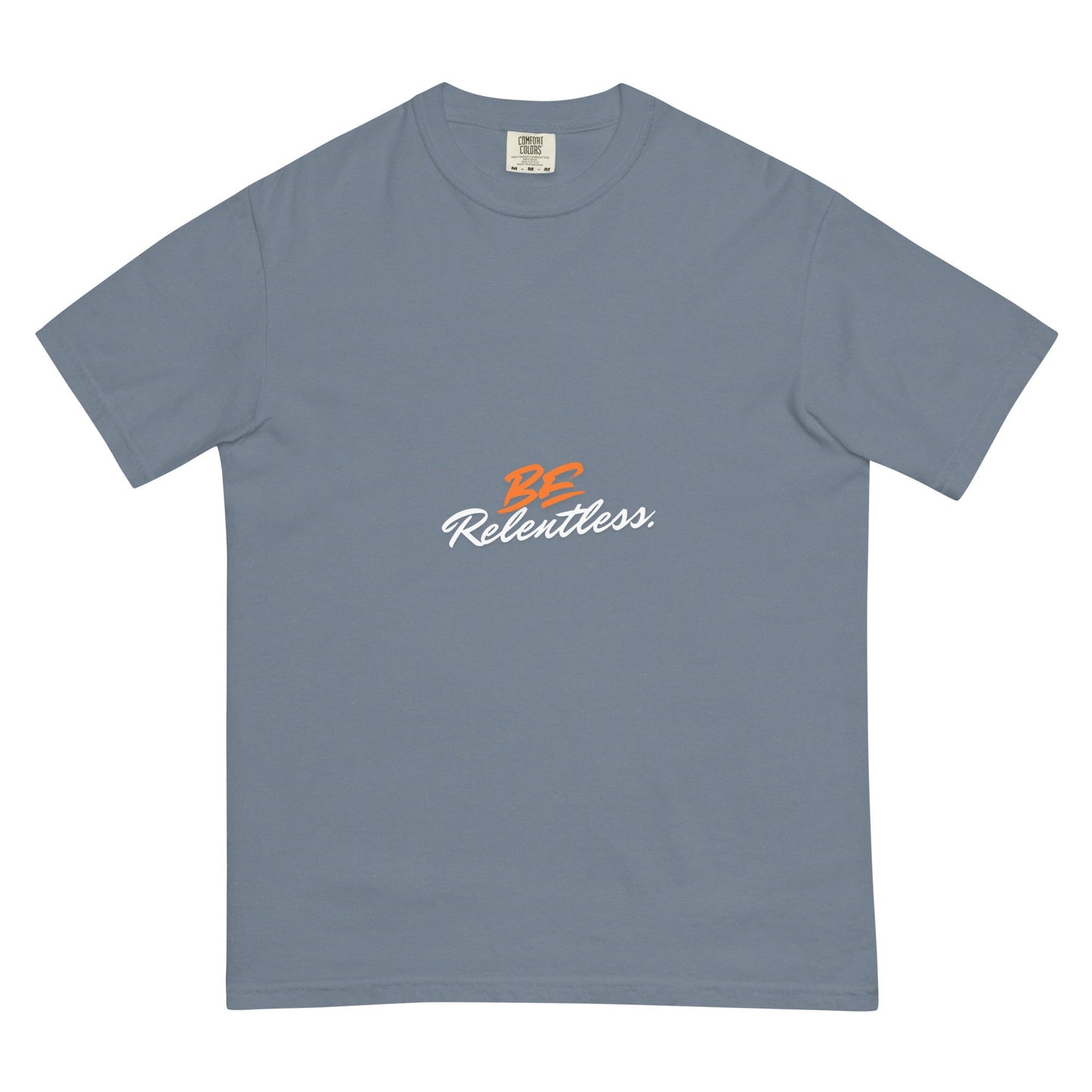 Relentless Men's T-Shirt - Left Placement image 11: Red version, size XL with front view of the Be Relentless range.