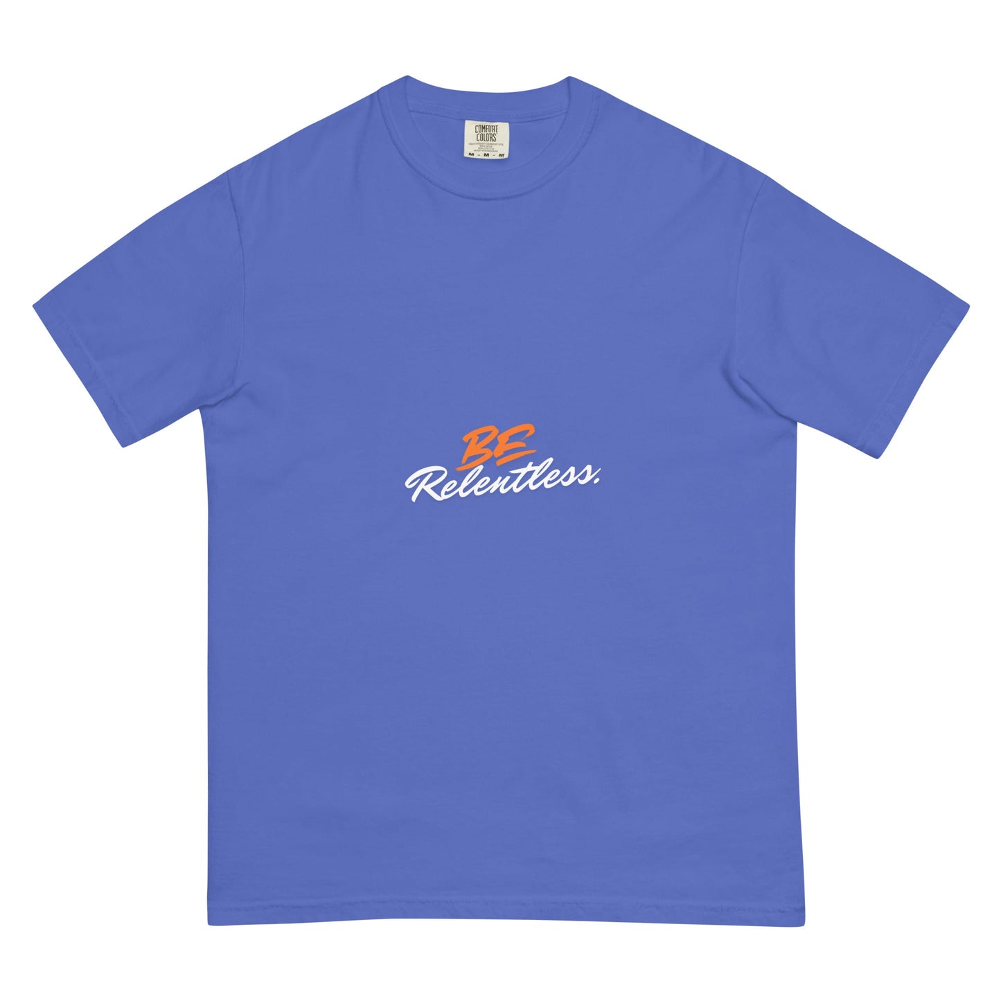 Relentless Men's T-Shirt - Left Placement image 8: Red version, size S with front view of the Be Relentless range.