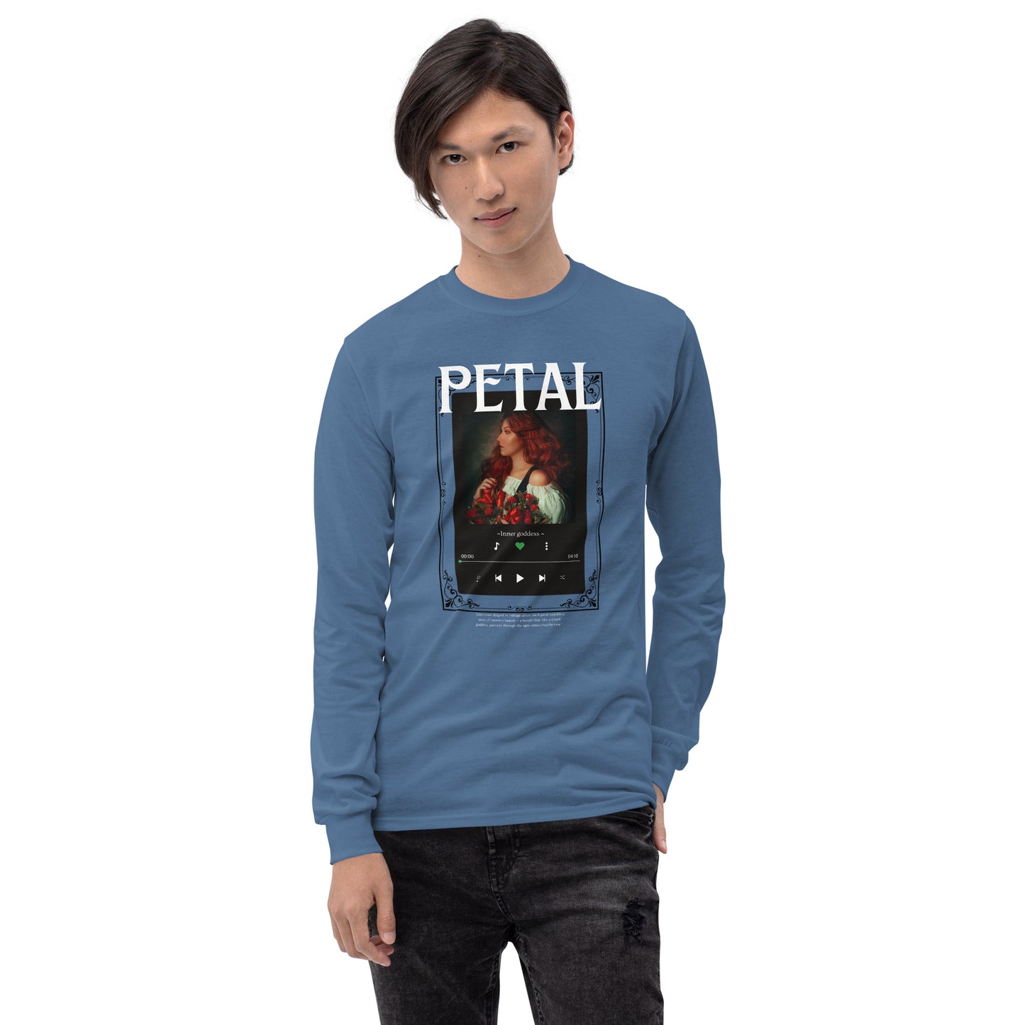 Petaline Long Sleeve Shirt image 43: Irish Green version, size L with front view of the Petal range.