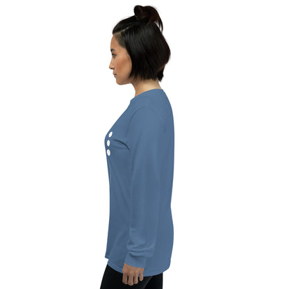 Coastline Attitude Men's Long Sleeve Shirt - Left Placement product image 28 in Red, size L, with left-side angle and left placement.