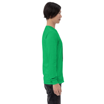 Petaline Long Sleeve Shirt product image 53 in Light Blue, size L, with right-side angle and design placement.