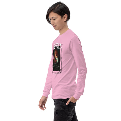 Image 76 of selected colour Petaline Long Sleeve Shirt, with Petal artwork visible in front view, left-side angle.