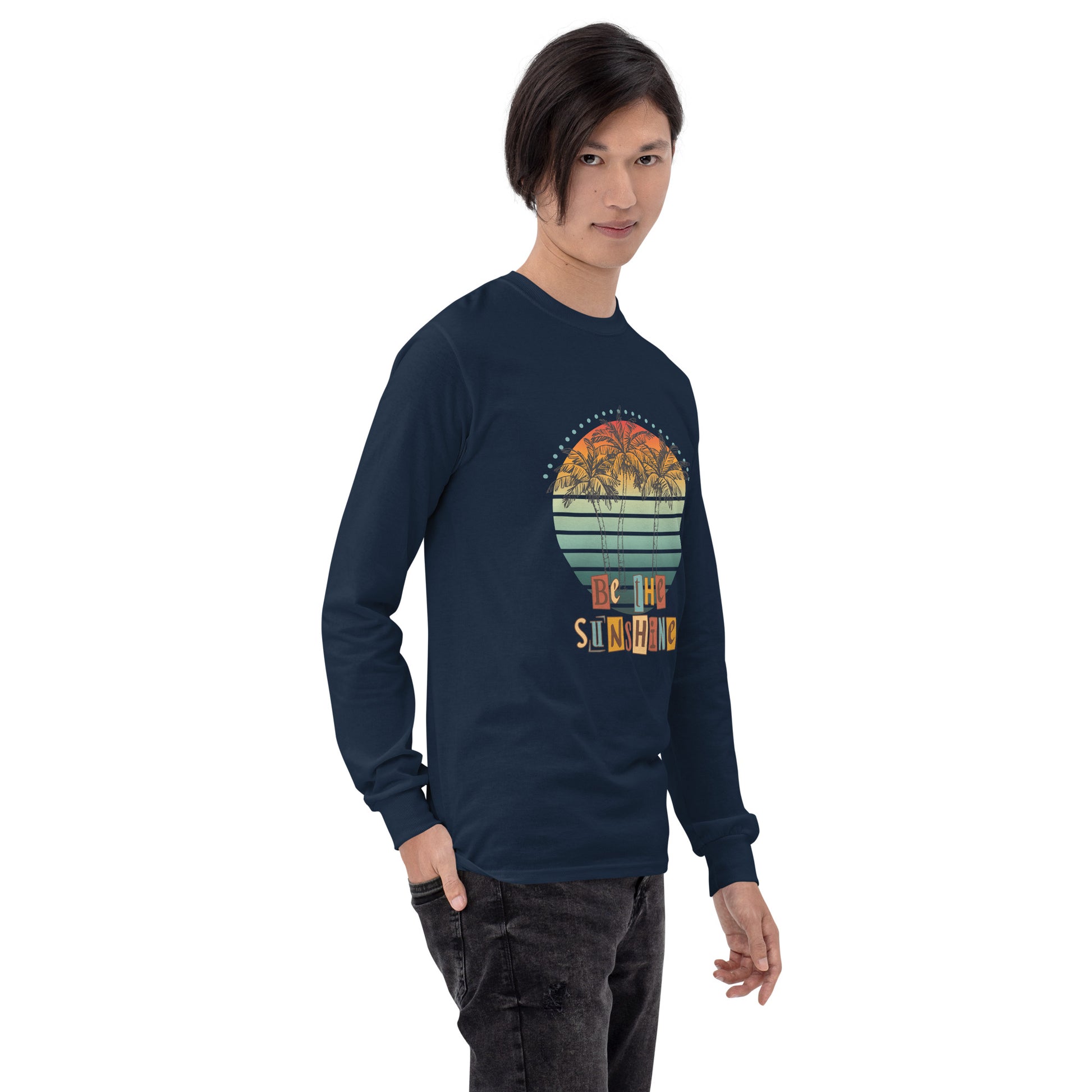 Solara Long Sleeve Shirt image 12: Maroon version, size M with front view, right-side angle of the Be the Sunshine range.