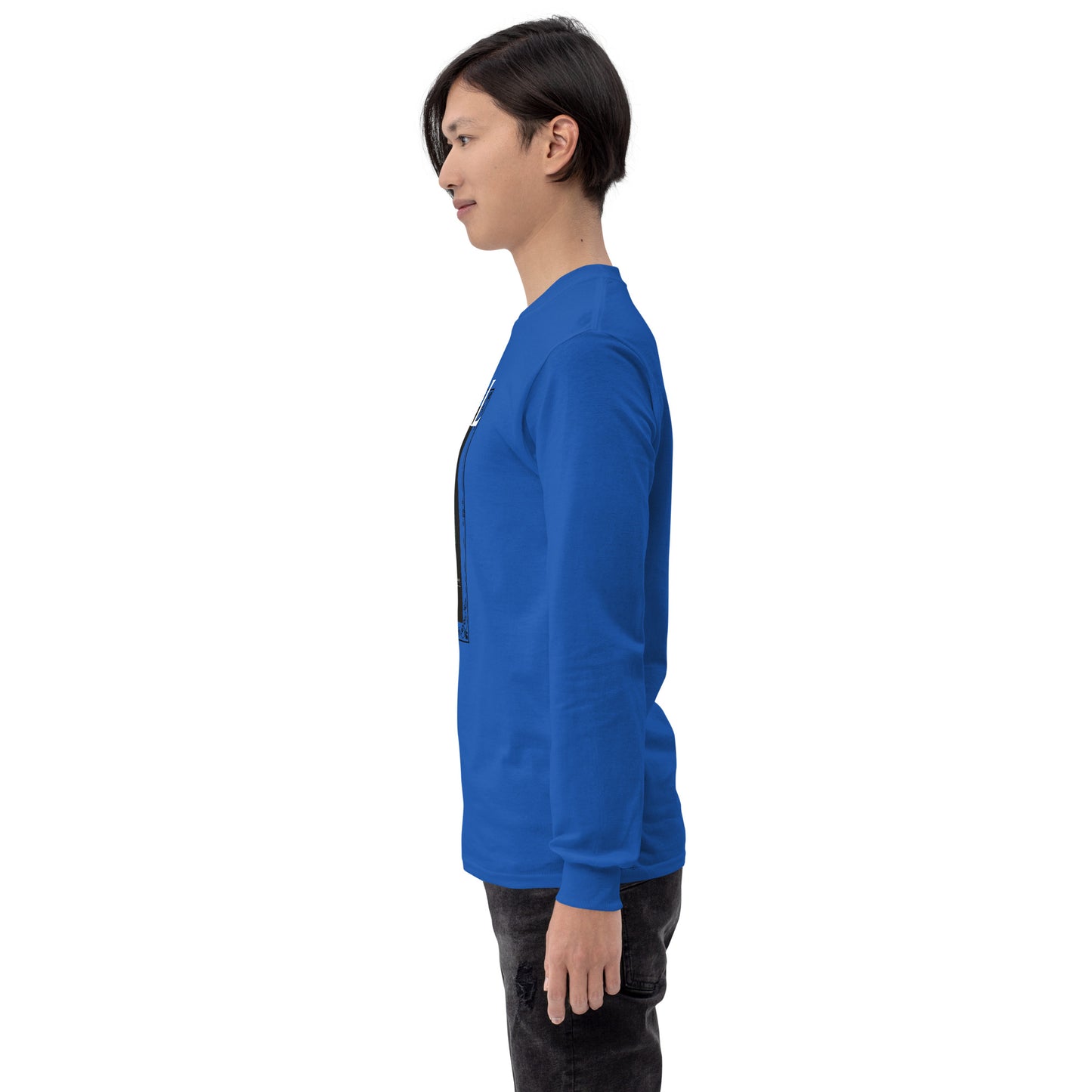 Petaline Long Sleeve Shirt image 33 in Military Green, size L, showing left-side angle for the Petal design.