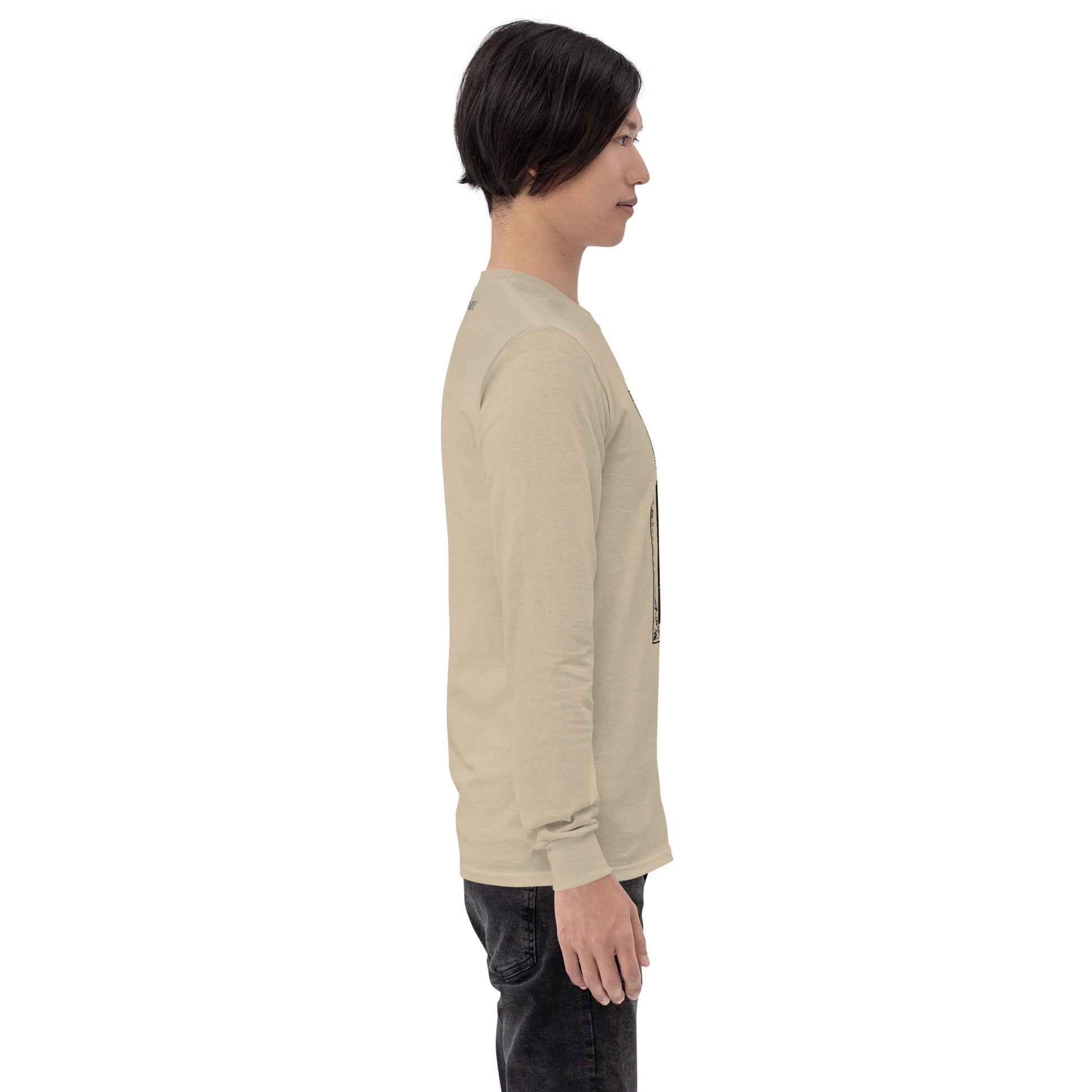 Petaline Long Sleeve Shirt image 71 in White, size S, showing right-side angle for the Petal design.