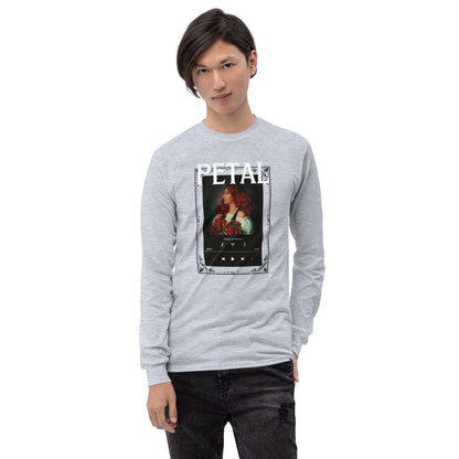 Petaline Long Sleeve Shirt product image 55 in Light Blue, size 2XL, with front view and design placement.