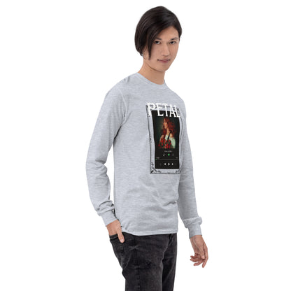 Petaline Long Sleeve Shirt product image 60 in Sand, size 2XL, with front view, right-side angle and design placement.