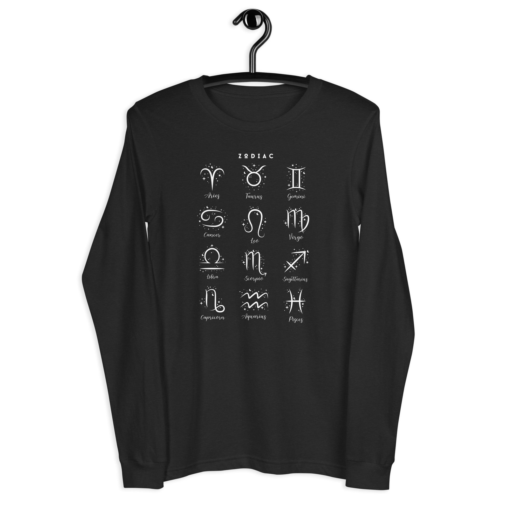 Astral Circle Long Sleeve Shirt - Left Placement product image 17 in Navy, size XL, with front view and left placement.