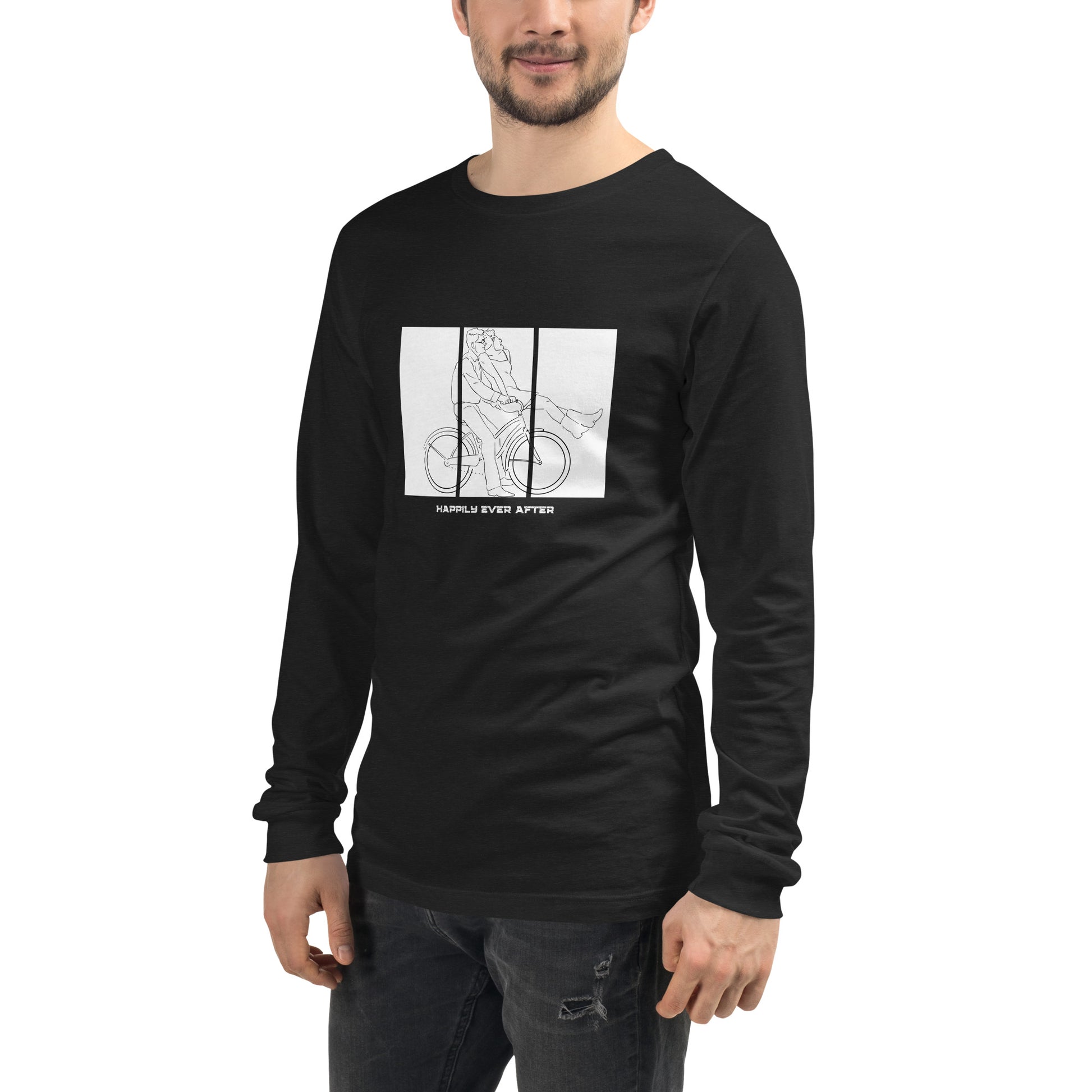 Ever After Long Sleeve Shirt - Left Placement image 59: Military Green version, size L with front view, left-side angle of the Happily Ever After range.