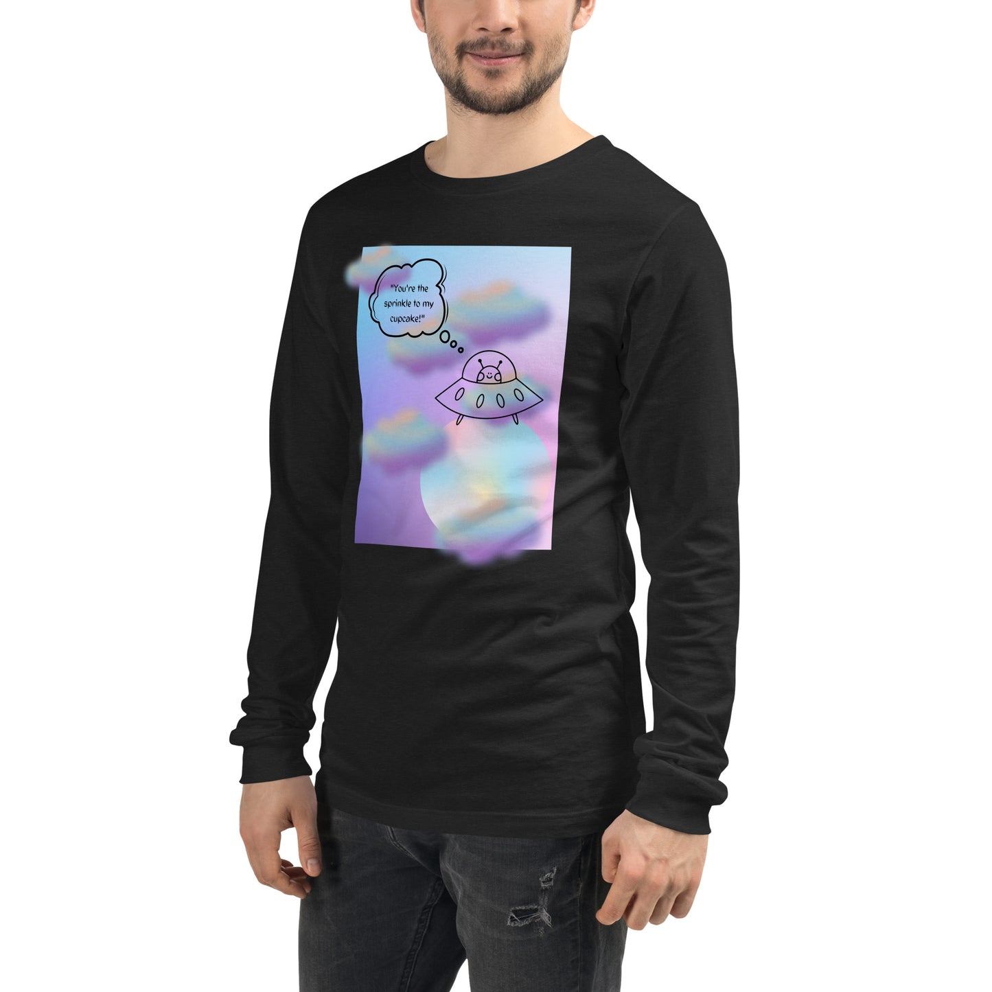 Sprinkle Theory Long Sleeve Shirt - Left Placement product image 59 in Military Green, size L, with front view, left-side angle and left placement.