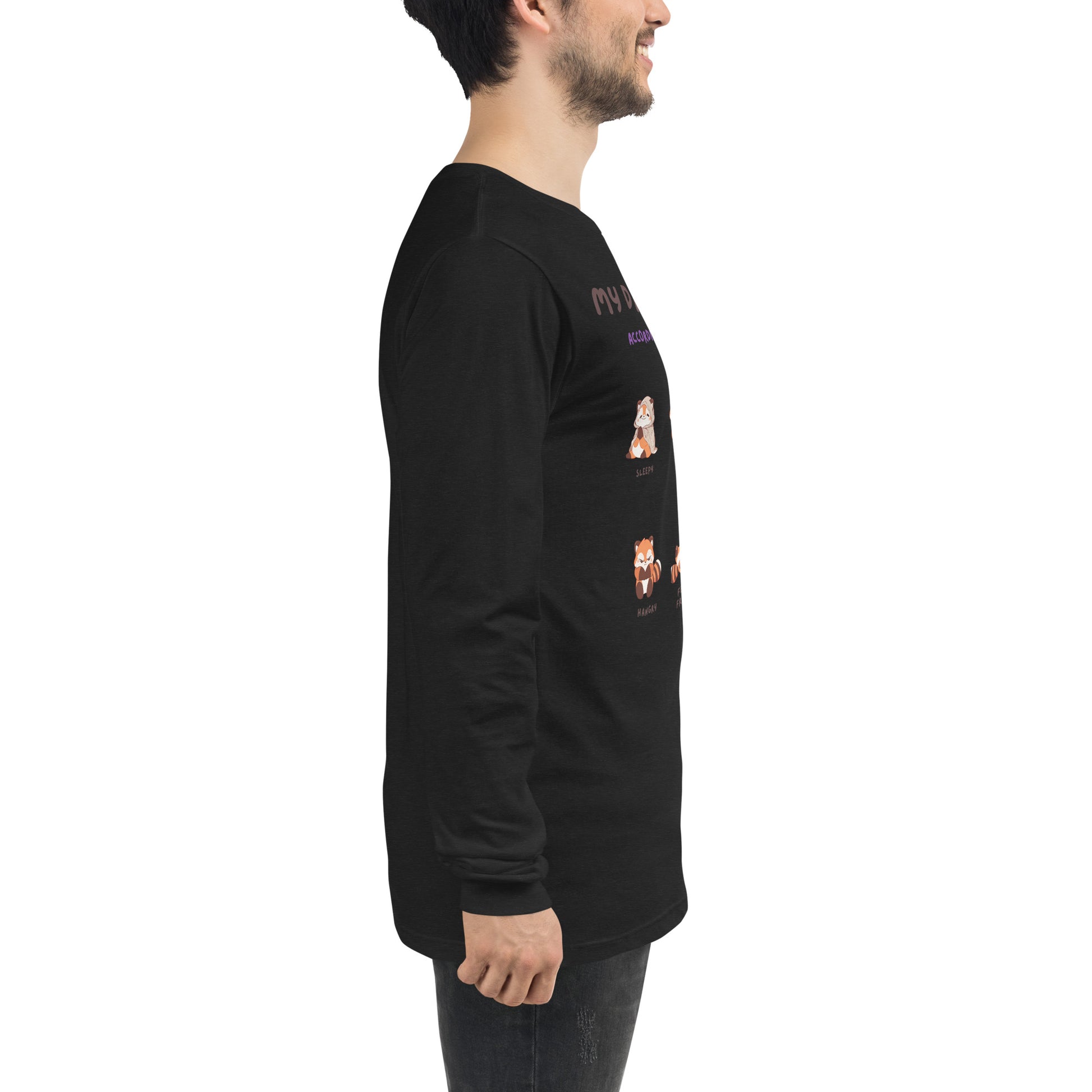 Mood Diary Long Sleeve Shirt - Left Placement product image 58 in Military Green, size M, with right-side angle and left placement.
