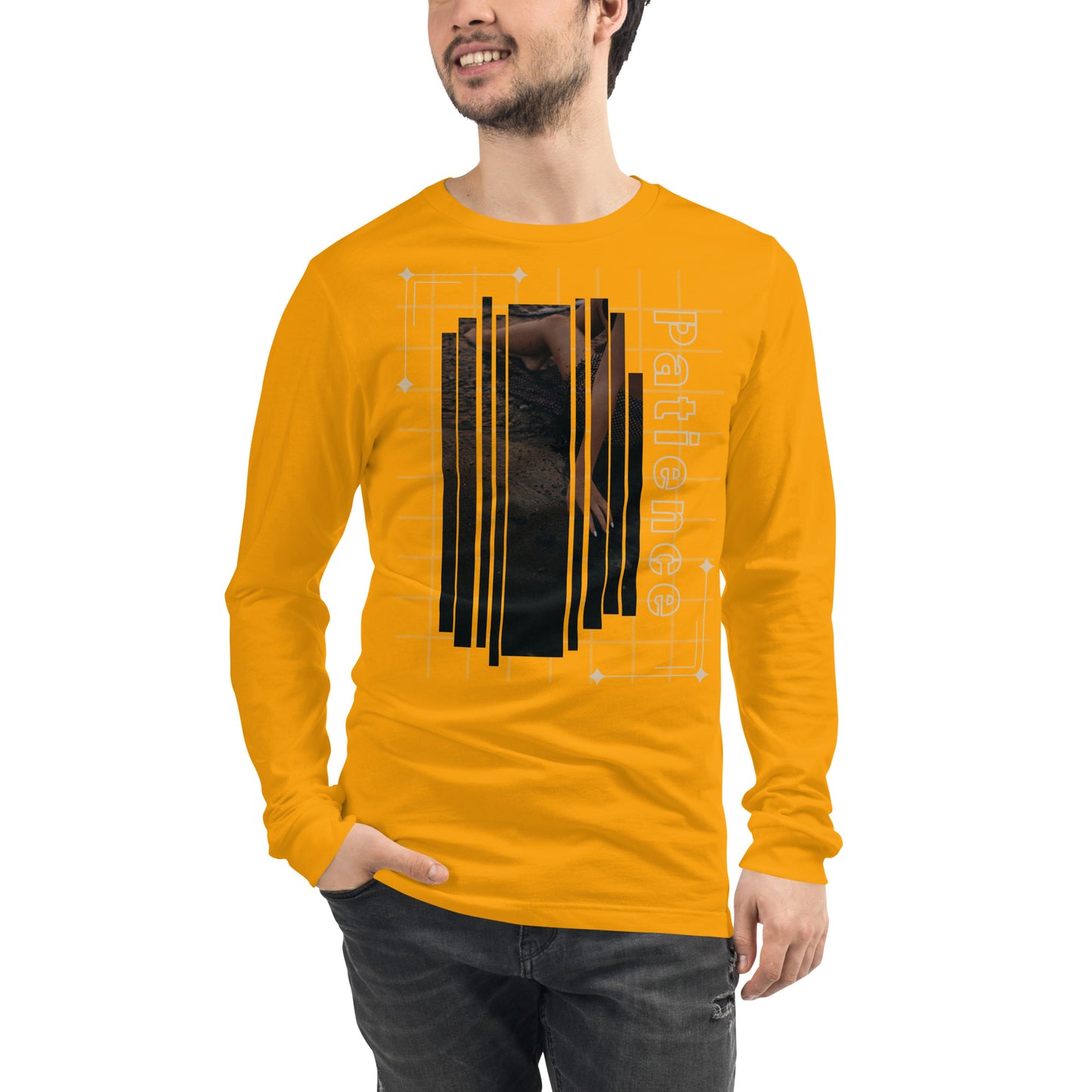 Stillwater Long Sleeve Shirt - Left Placement by R.A. Apparel, image 21, front view, Maroon, size M, left placement.
