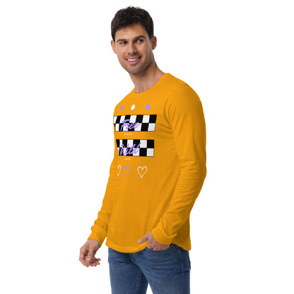 Freeborne Long Sleeve Shirt - Left Placement by R.A. Apparel, image 24, front view, left-side angle, Red, size L, left placement.