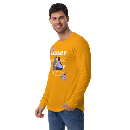 Heirloom Long Sleeve Shirt - Left Placement image 22: Red version, size S with front view, left-side angle of the Legacy range.