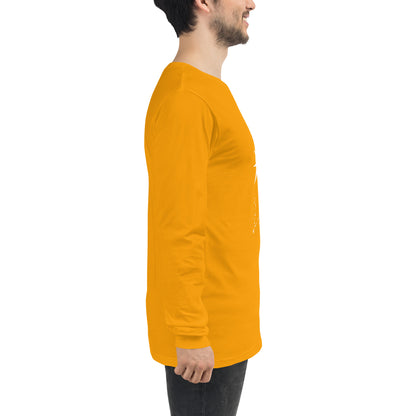 Tideborn Long Sleeve Shirt - Left Placement image 25 in Red, size XS, showing right-side angle for the Pisces design.