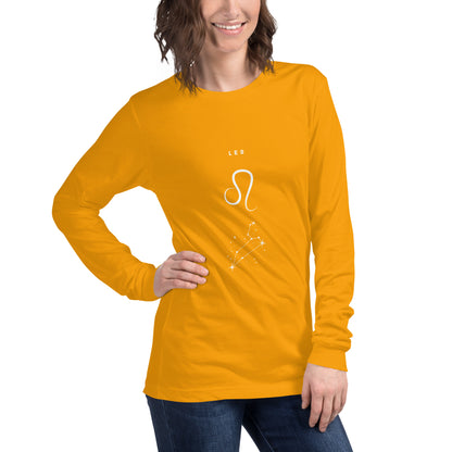 Solmane Long Sleeve Shirt - Left Placement image 44: True Royal version, size S with front view, right-side angle of the Leo range.