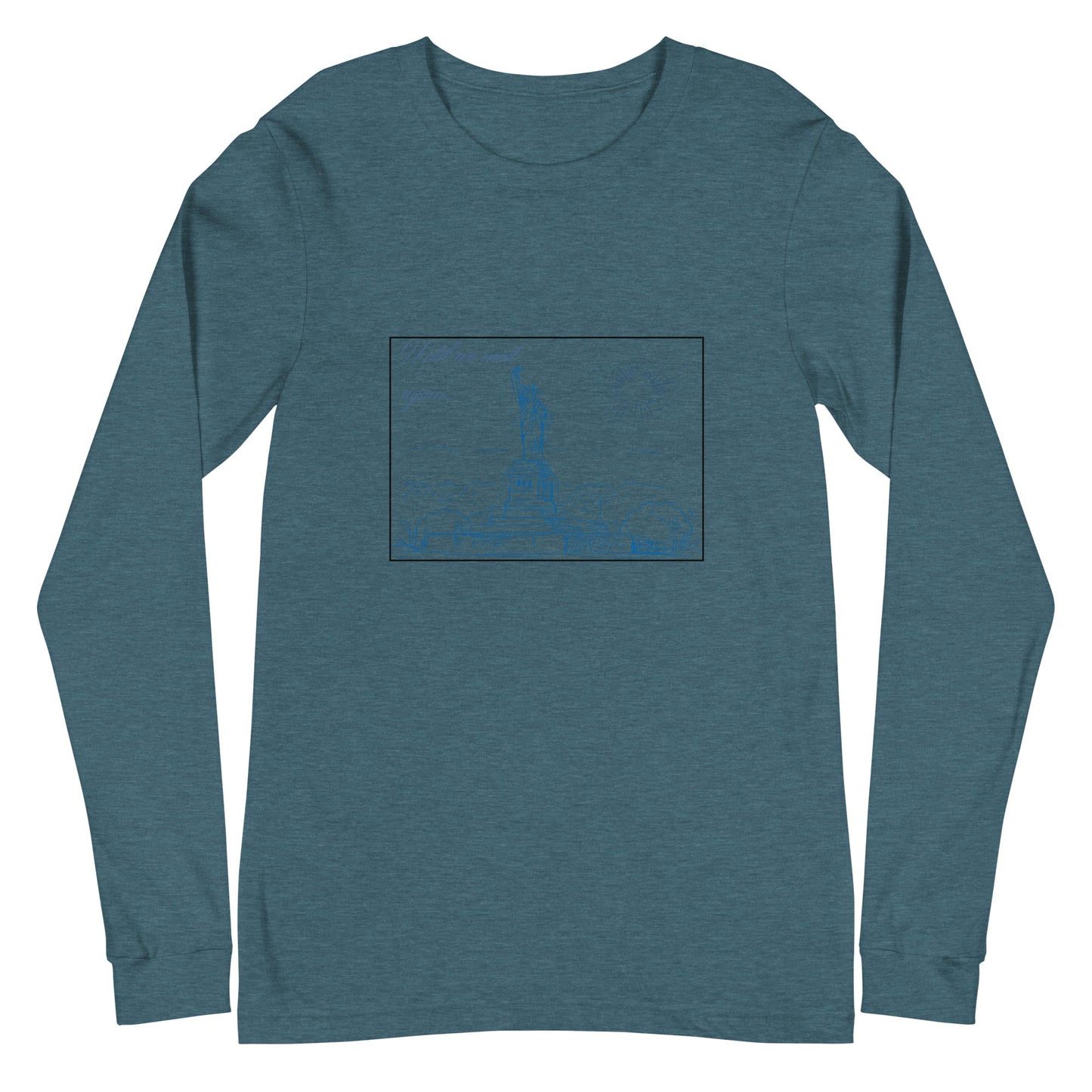 Farewell Bloom Long Sleeve Shirt - Left Placement product image 9 in Black, size M, with front view and left placement.