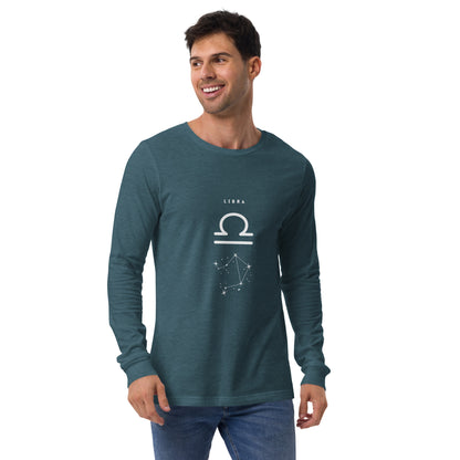 Balance Court Long Sleeve Shirt - Left Placement image 19: Maroon version, size XS with front view of the Libra range.