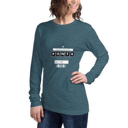 Impact Form Long Sleeve Shirt - Left Placement image 20 in Maroon, size S, showing front view, left-side angle for the Shape Lives design.