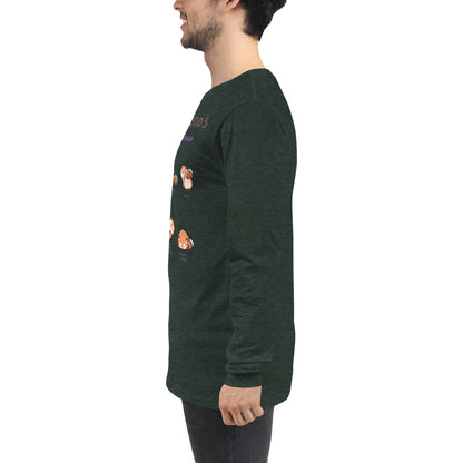 Mood Diary Long Sleeve Shirt - Left Placement image 93 in selected colour, showing left-side angle for the My Daily Moods design.