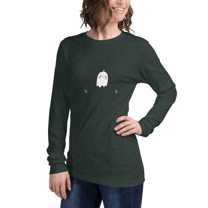 Cute Haunt Long Sleeve Shirt - Left Placement image 94: selected colour version with front view, left-side angle of the Too Cute to Spook range.