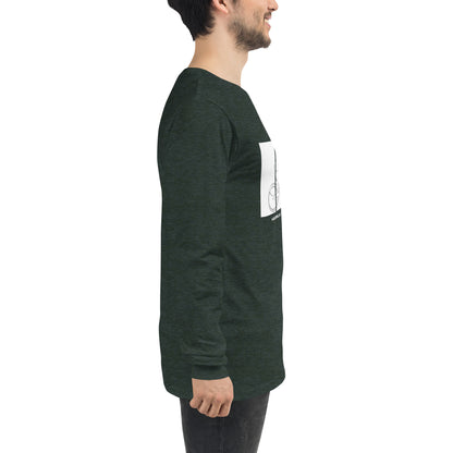 Image 94 of selected colour Ever After Long Sleeve Shirt - Left Placement, with Happily Ever After artwork visible in right-side angle.