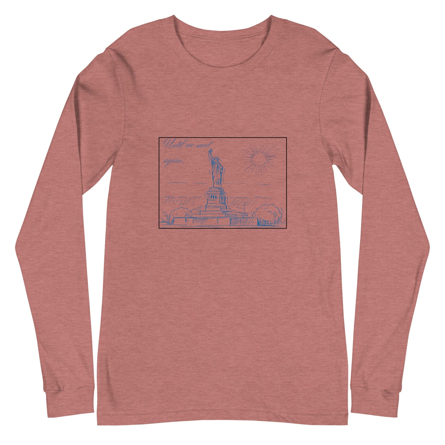 Farewell Bloom Long Sleeve Shirt - Left Placement by R.A. Apparel, image 12, front view, Black, size 2XL, left placement.
