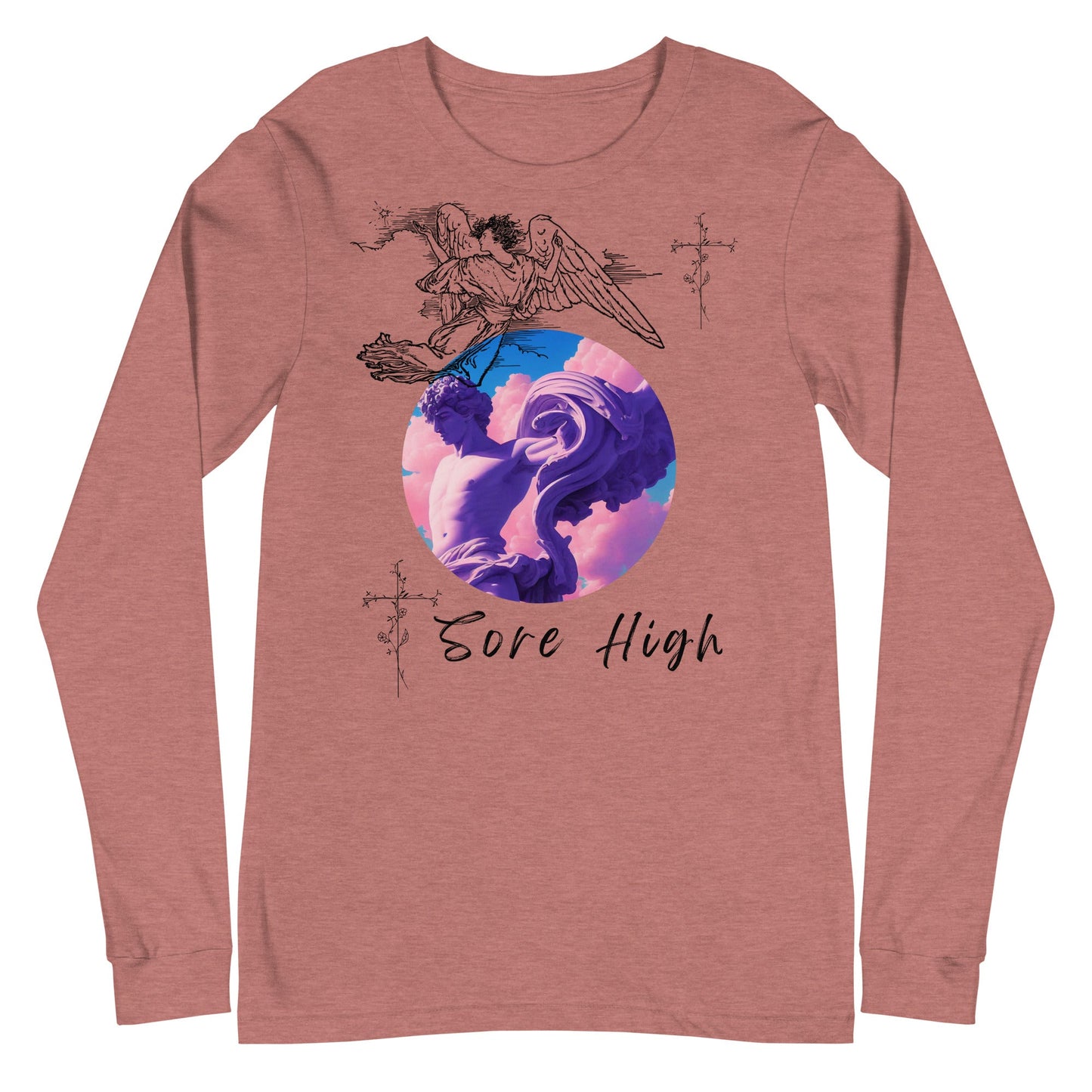 Skyborne Long Sleeve Shirt - Left Placement product image 11 in Black, size XL, with front view and left placement.