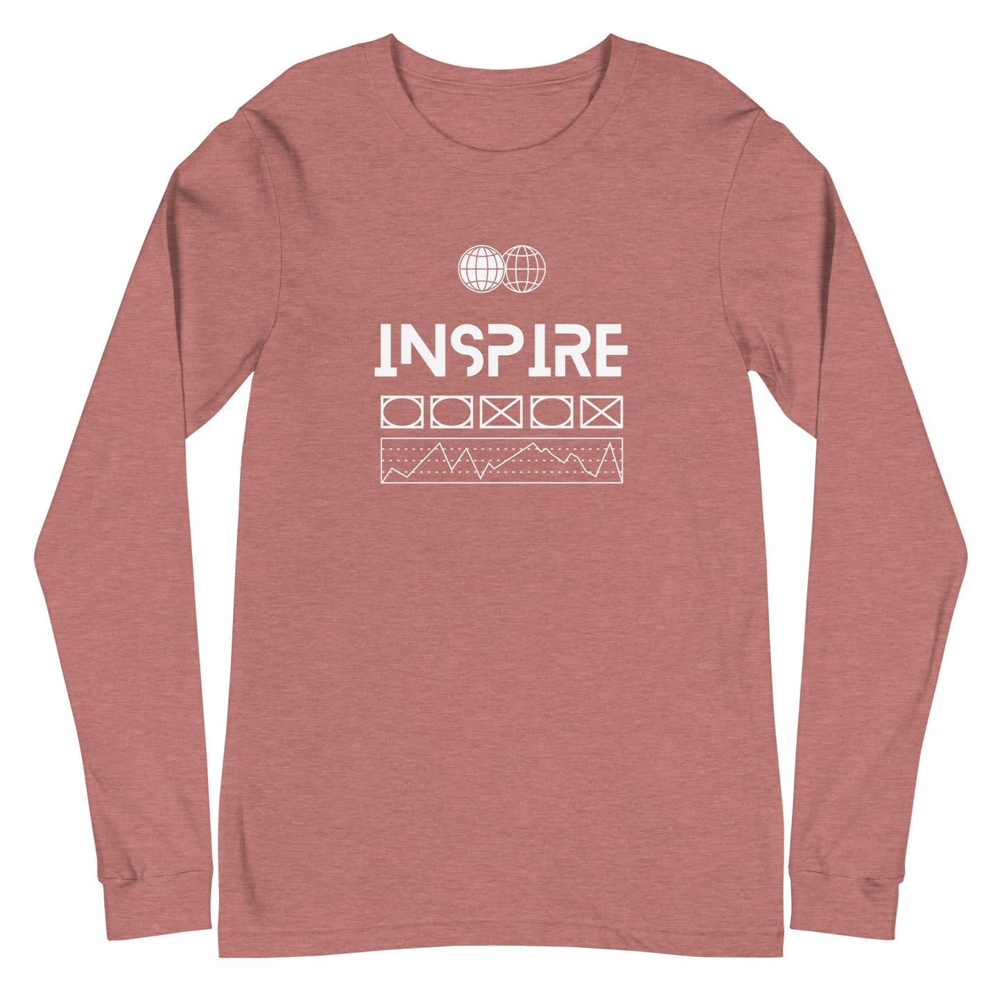 Inspireline Long Sleeve Shirt - Left Placement image 11: Black version, size XL with front view of the Inspire range.