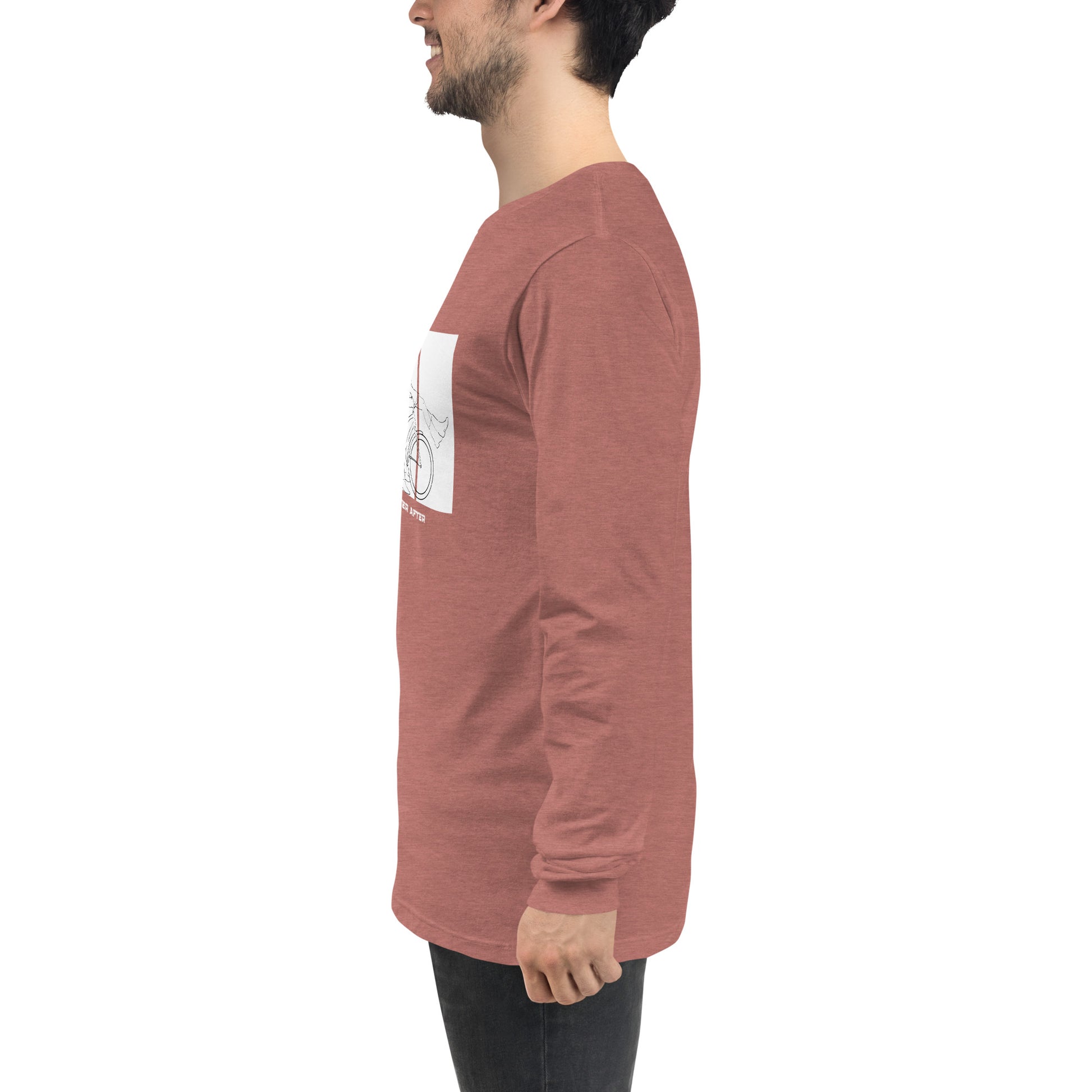 Ever After Long Sleeve Shirt - Left Placement image 51: Poppy version, size XS with left-side angle of the Happily Ever After range.