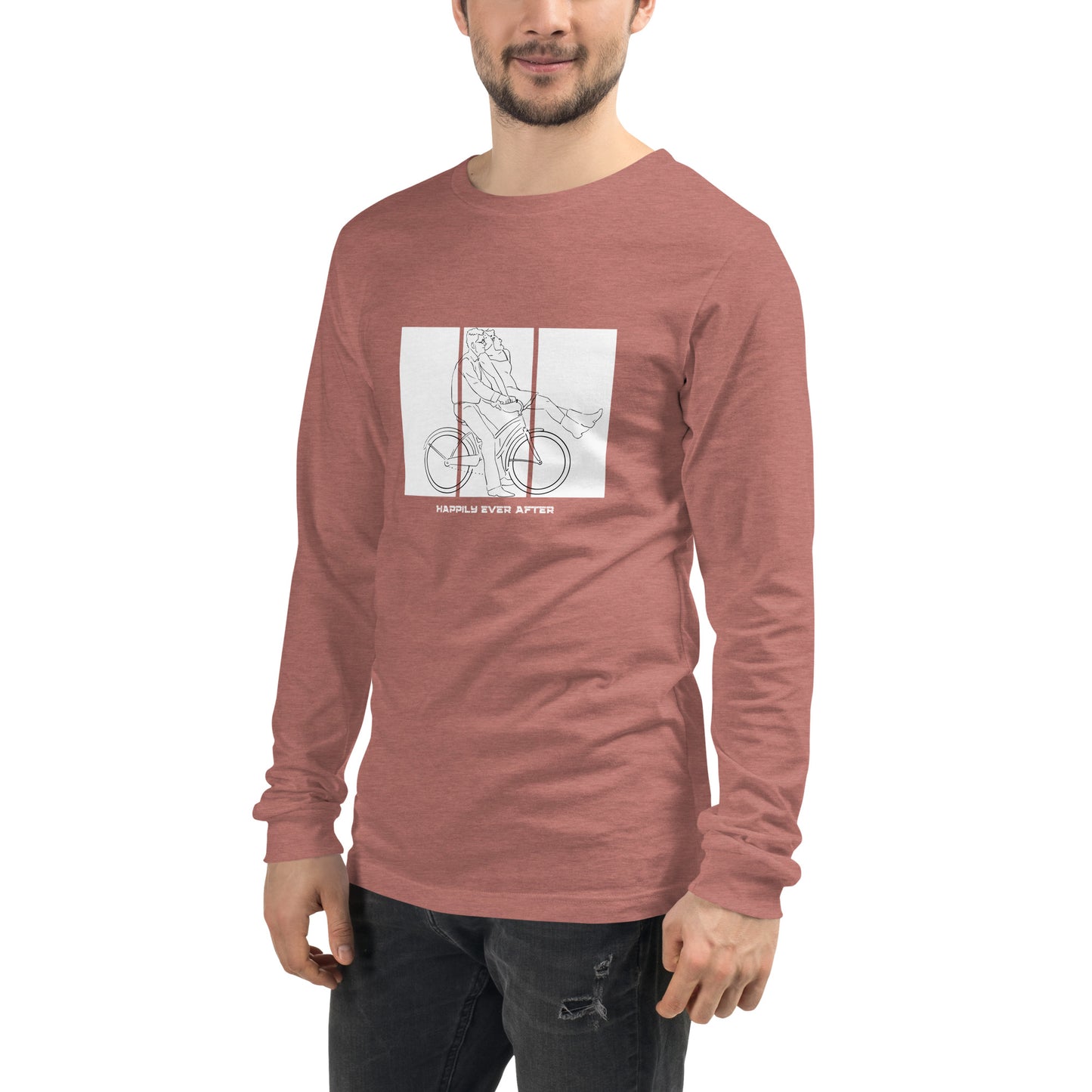 Ever After Long Sleeve Shirt - Left Placement image 53: Poppy version, size M with front view, left-side angle of the Happily Ever After range.